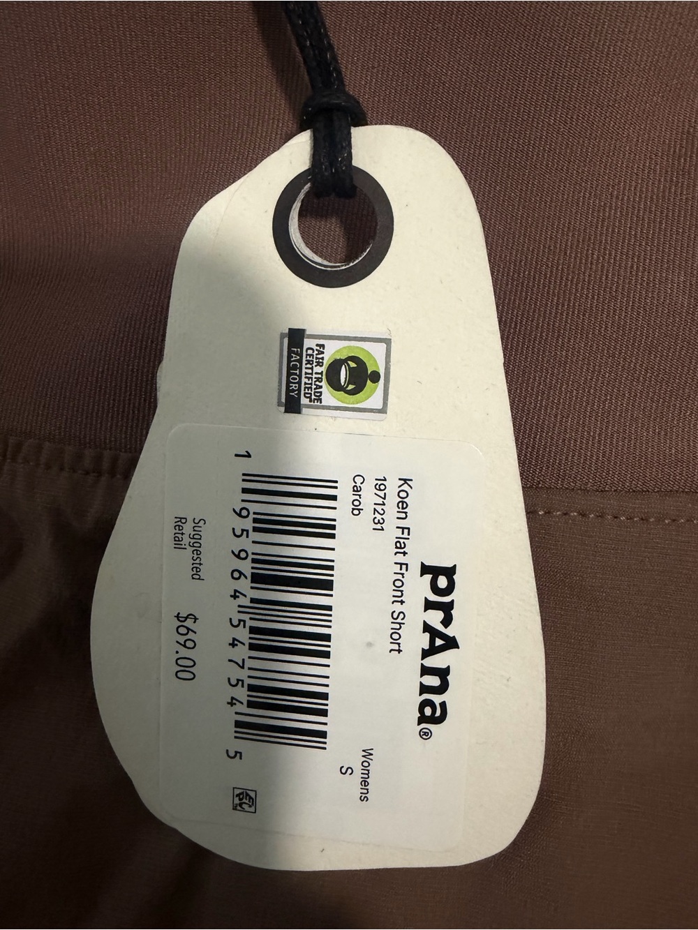 Prana Koen Flat Front Short Women size Small NWT - Picture 2 of 4